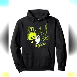Disney Black Graphic Sweatshirt Hoodie